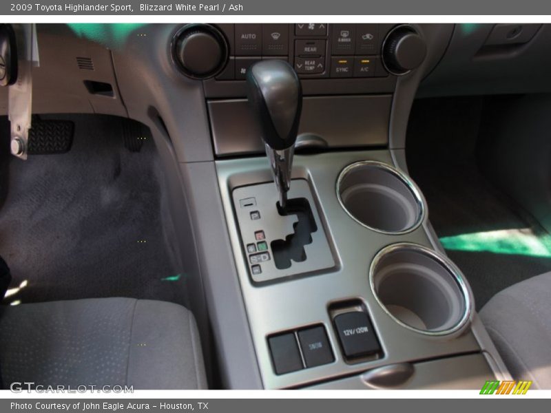 Blizzard White Pearl / Ash 2009 Toyota Highlander Sport