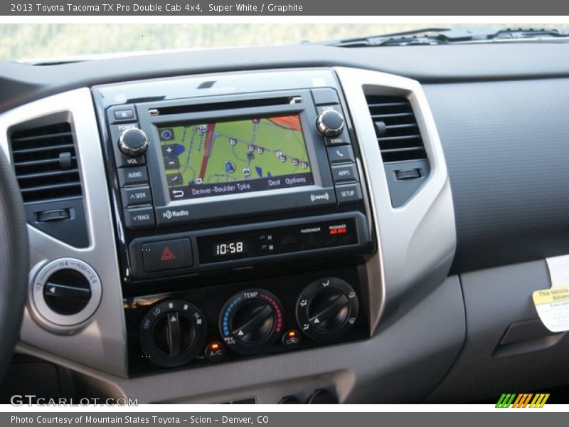 Super White / Graphite 2013 Toyota Tacoma TX Pro Double Cab 4x4