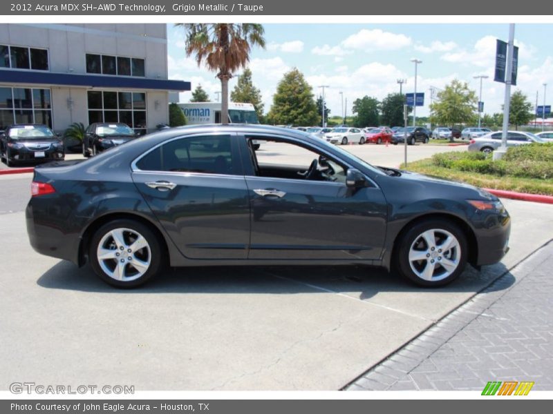 Grigio Metallic / Taupe 2012 Acura MDX SH-AWD Technology