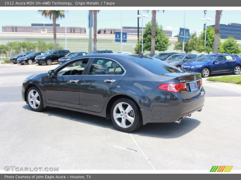 Grigio Metallic / Taupe 2012 Acura MDX SH-AWD Technology