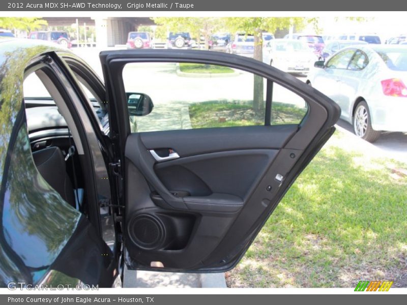 Grigio Metallic / Taupe 2012 Acura MDX SH-AWD Technology