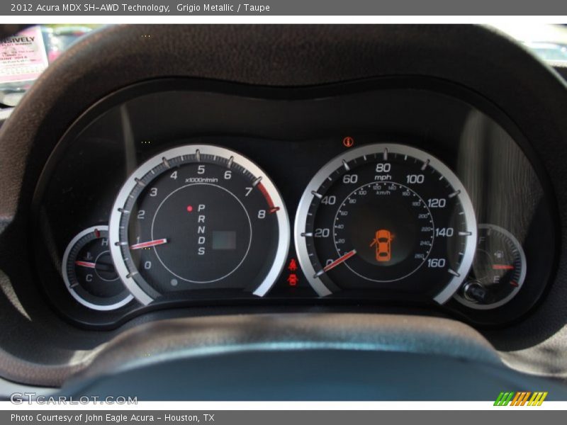 Grigio Metallic / Taupe 2012 Acura MDX SH-AWD Technology