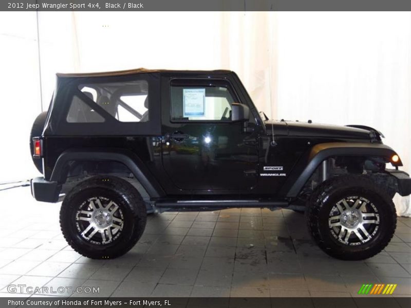 Black / Black 2012 Jeep Wrangler Sport 4x4