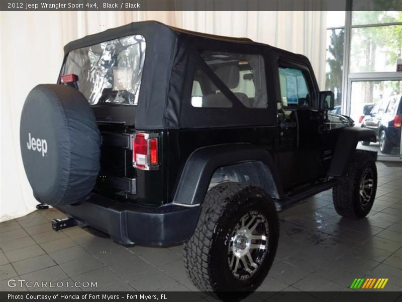 Black / Black 2012 Jeep Wrangler Sport 4x4