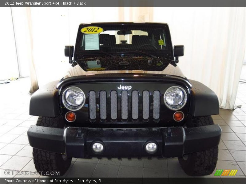 Black / Black 2012 Jeep Wrangler Sport 4x4