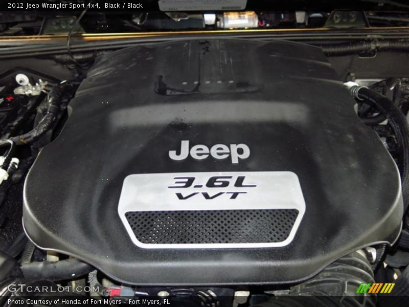 Black / Black 2012 Jeep Wrangler Sport 4x4