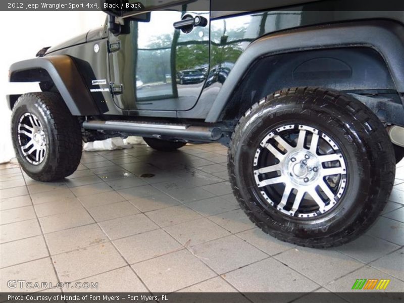 Black / Black 2012 Jeep Wrangler Sport 4x4