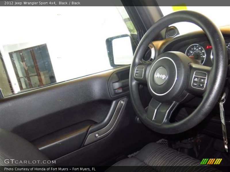 Black / Black 2012 Jeep Wrangler Sport 4x4