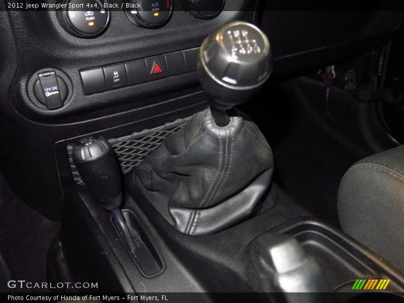 Black / Black 2012 Jeep Wrangler Sport 4x4