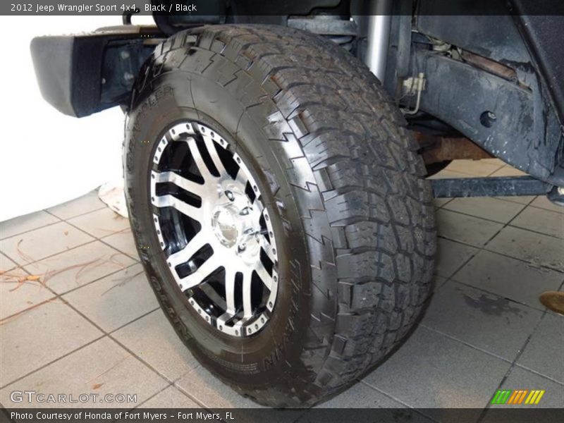 Black / Black 2012 Jeep Wrangler Sport 4x4