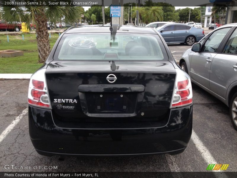 Super Black / Charcoal/Steel 2008 Nissan Sentra 2.0