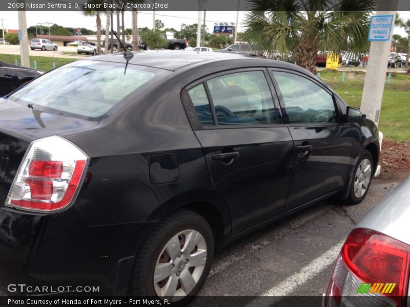 Super Black / Charcoal/Steel 2008 Nissan Sentra 2.0
