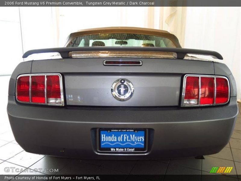 Tungsten Grey Metallic / Dark Charcoal 2006 Ford Mustang V6 Premium Convertible