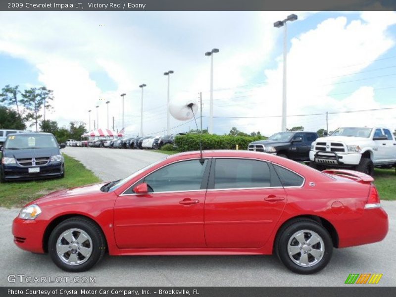 Victory Red / Ebony 2009 Chevrolet Impala LT