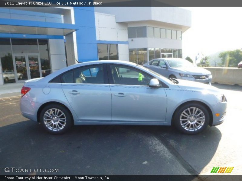 Ice Blue Metallic / Jet Black 2011 Chevrolet Cruze ECO