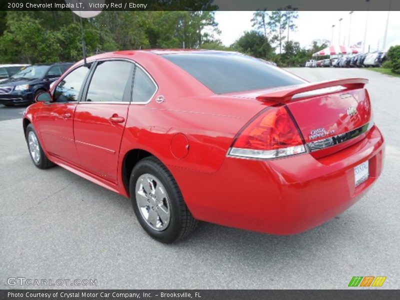Victory Red / Ebony 2009 Chevrolet Impala LT