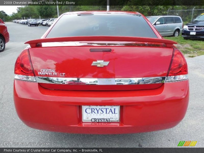 Victory Red / Ebony 2009 Chevrolet Impala LT
