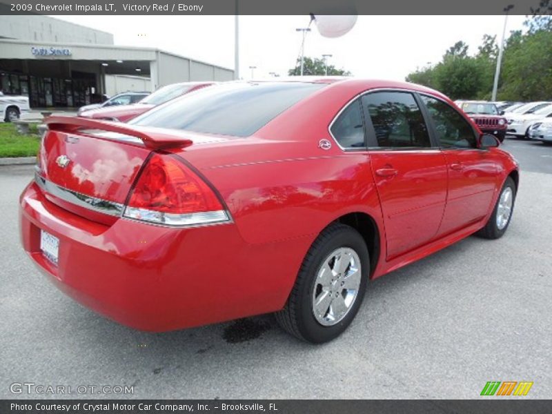Victory Red / Ebony 2009 Chevrolet Impala LT
