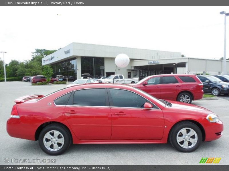Victory Red / Ebony 2009 Chevrolet Impala LT