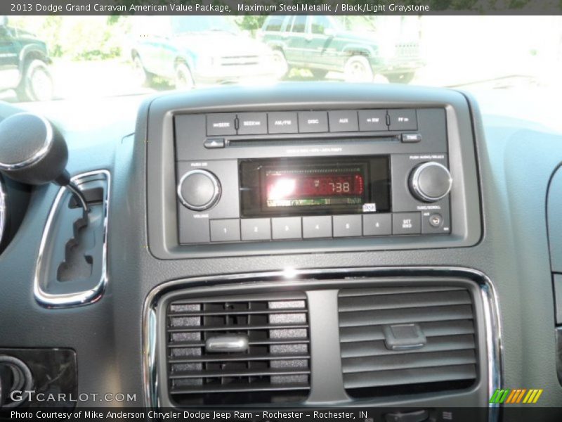 Maximum Steel Metallic / Black/Light Graystone 2013 Dodge Grand Caravan American Value Package