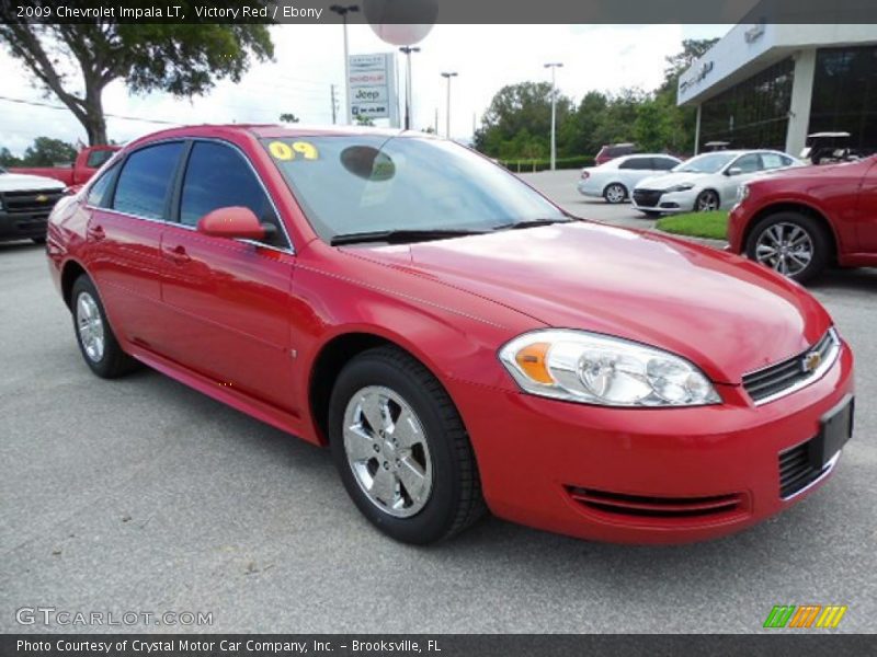 Victory Red / Ebony 2009 Chevrolet Impala LT