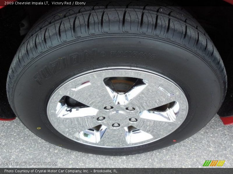 Victory Red / Ebony 2009 Chevrolet Impala LT