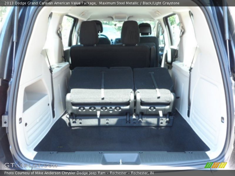 Maximum Steel Metallic / Black/Light Graystone 2013 Dodge Grand Caravan American Value Package