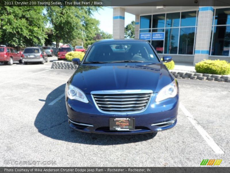 True Blue Pearl / Black 2013 Chrysler 200 Touring Sedan