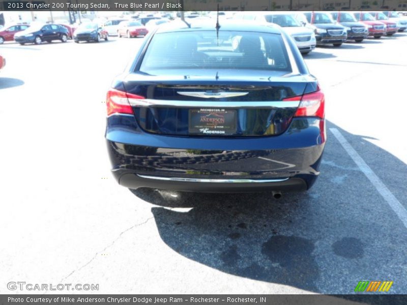 True Blue Pearl / Black 2013 Chrysler 200 Touring Sedan