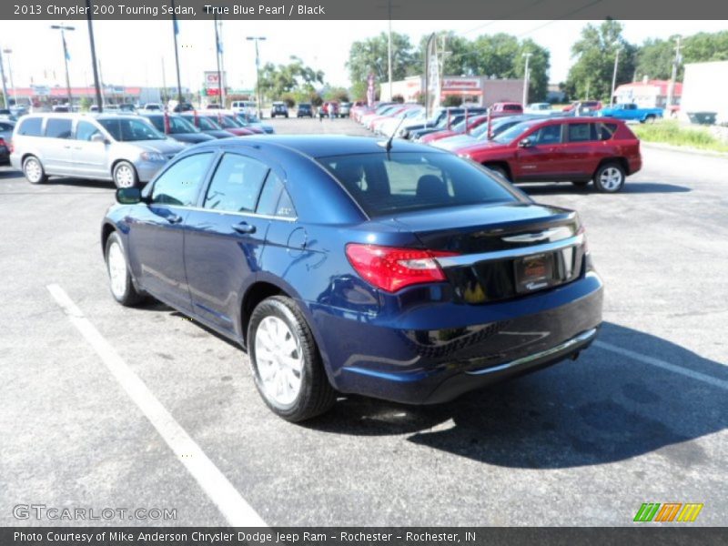 True Blue Pearl / Black 2013 Chrysler 200 Touring Sedan