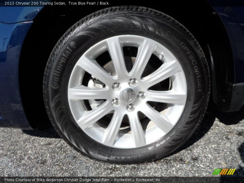 True Blue Pearl / Black 2013 Chrysler 200 Touring Sedan