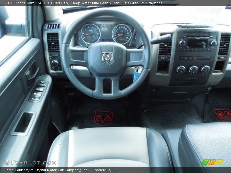 Deep Water Blue Pearl / Dark Slate/Medium Graystone 2010 Dodge Ram 1500 ST Quad Cab