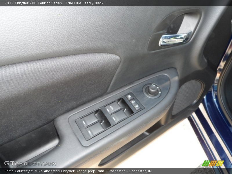 True Blue Pearl / Black 2013 Chrysler 200 Touring Sedan