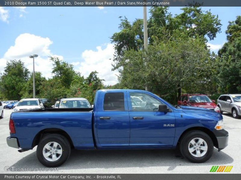 Deep Water Blue Pearl / Dark Slate/Medium Graystone 2010 Dodge Ram 1500 ST Quad Cab