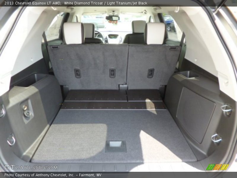 White Diamond Tricoat / Light Titanium/Jet Black 2013 Chevrolet Equinox LT AWD