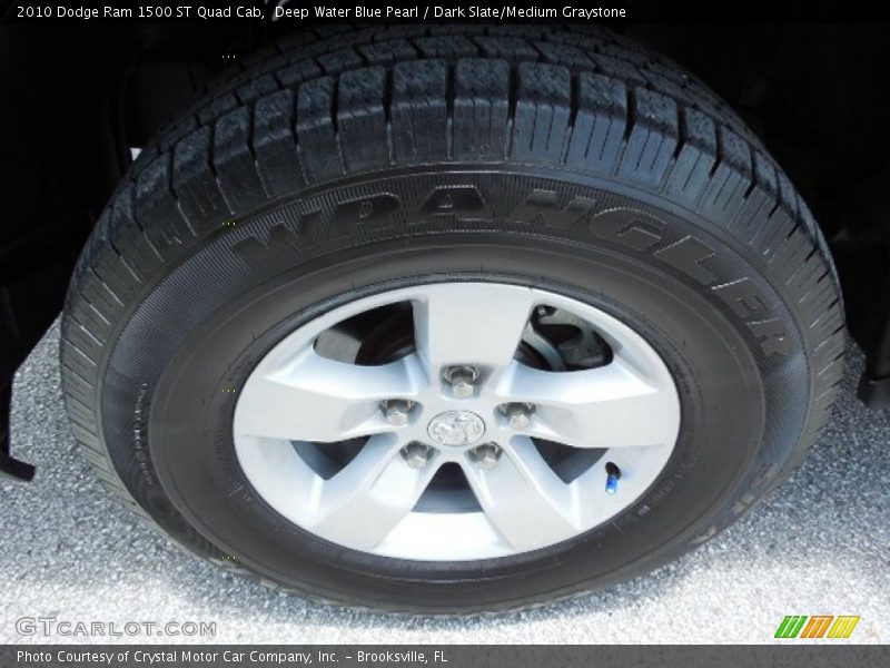 Deep Water Blue Pearl / Dark Slate/Medium Graystone 2010 Dodge Ram 1500 ST Quad Cab
