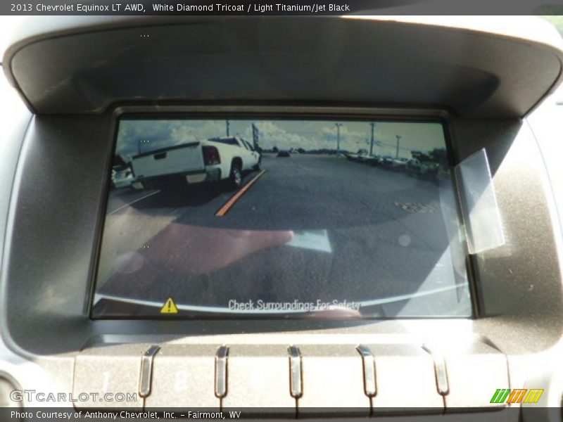 White Diamond Tricoat / Light Titanium/Jet Black 2013 Chevrolet Equinox LT AWD