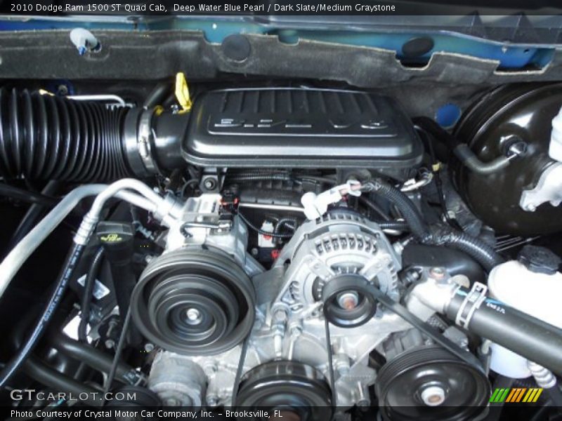 Deep Water Blue Pearl / Dark Slate/Medium Graystone 2010 Dodge Ram 1500 ST Quad Cab