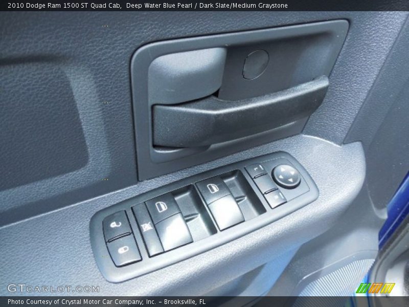 Deep Water Blue Pearl / Dark Slate/Medium Graystone 2010 Dodge Ram 1500 ST Quad Cab