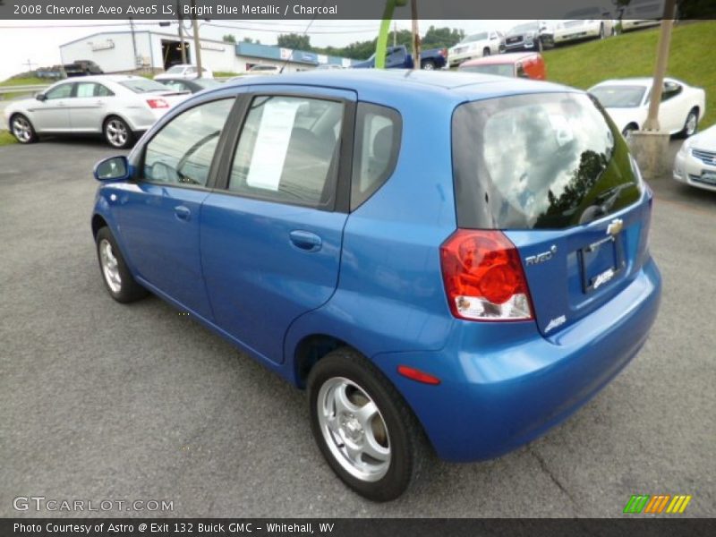 Bright Blue Metallic / Charcoal 2008 Chevrolet Aveo Aveo5 LS