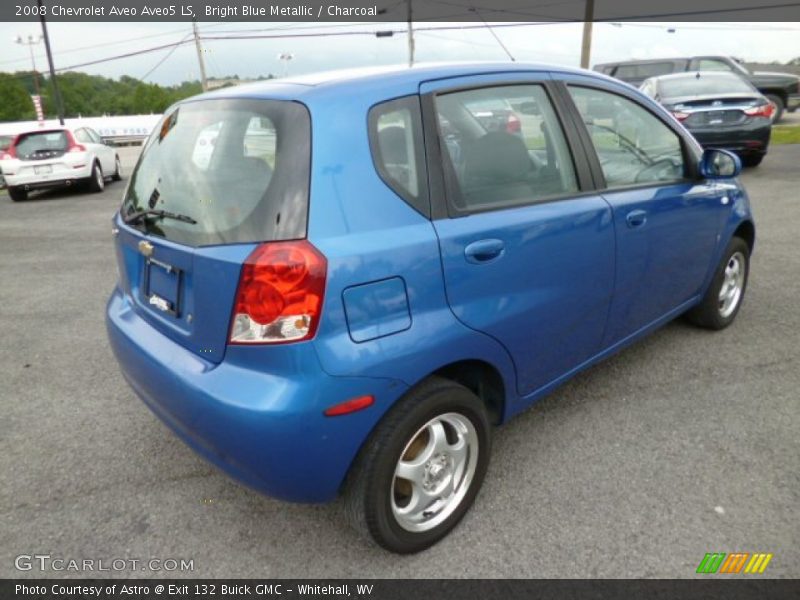 Bright Blue Metallic / Charcoal 2008 Chevrolet Aveo Aveo5 LS
