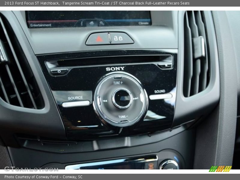 Tangerine Scream Tri-Coat / ST Charcoal Black Full-Leather Recaro Seats 2013 Ford Focus ST Hatchback