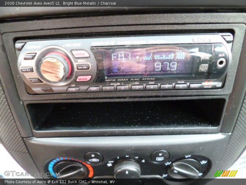 Bright Blue Metallic / Charcoal 2008 Chevrolet Aveo Aveo5 LS