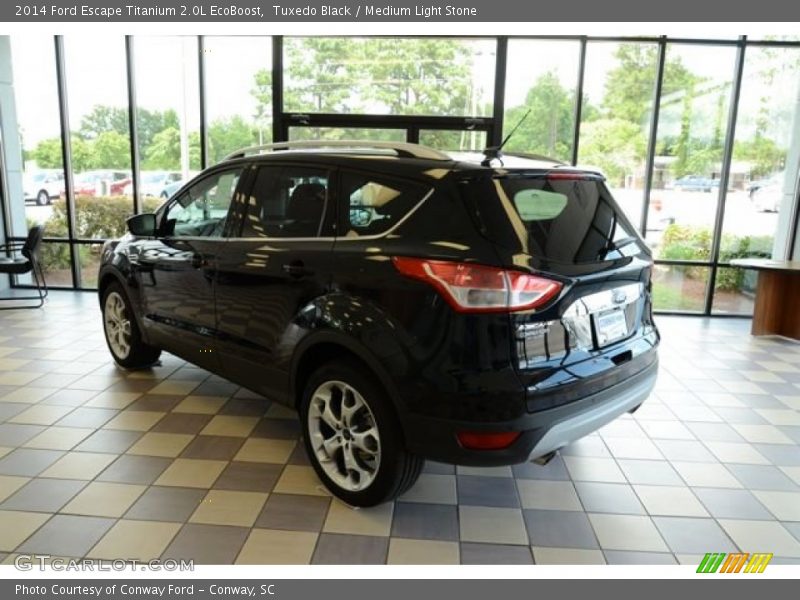 Tuxedo Black / Medium Light Stone 2014 Ford Escape Titanium 2.0L EcoBoost