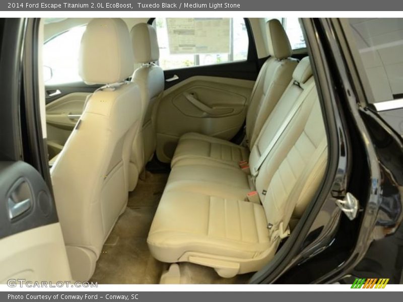 Rear Seat of 2014 Escape Titanium 2.0L EcoBoost