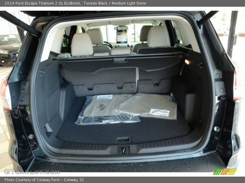 Tuxedo Black / Medium Light Stone 2014 Ford Escape Titanium 2.0L EcoBoost