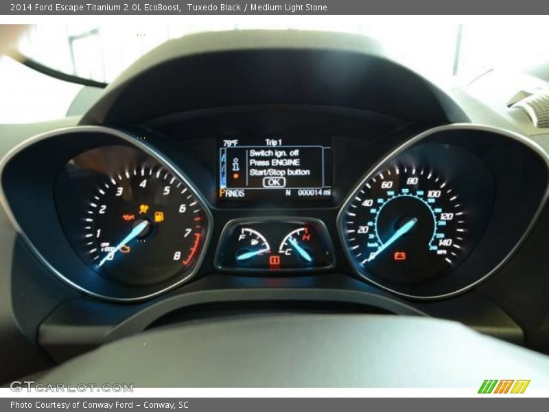  2014 Escape Titanium 2.0L EcoBoost Titanium 2.0L EcoBoost Gauges