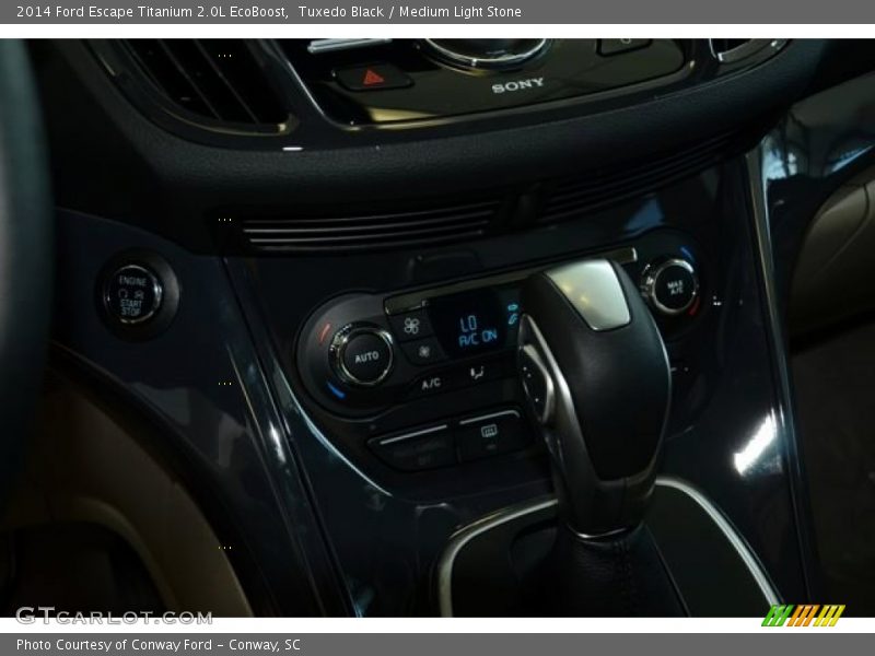 Tuxedo Black / Medium Light Stone 2014 Ford Escape Titanium 2.0L EcoBoost