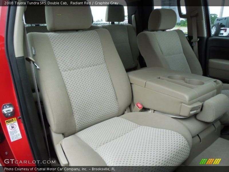 Radiant Red / Graphite Gray 2008 Toyota Tundra SR5 Double Cab