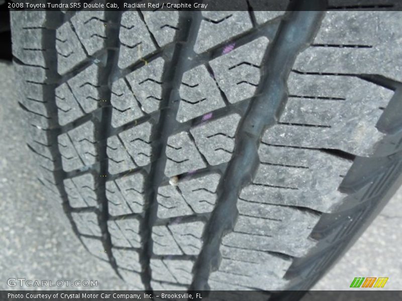 Radiant Red / Graphite Gray 2008 Toyota Tundra SR5 Double Cab